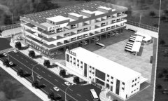 国内首个机械式公交立体停车楼开工大公共坐电梯住楼房